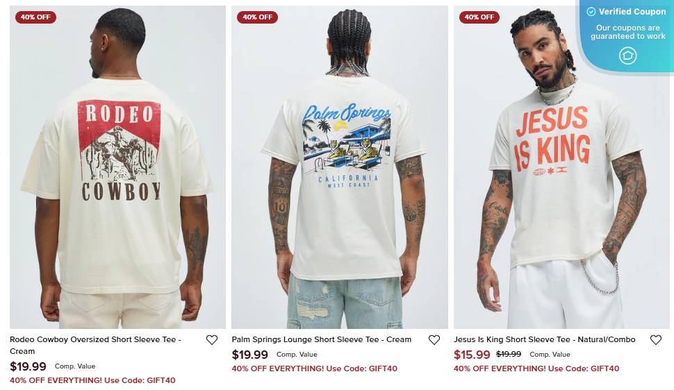 40 Off Fashion Nova Coupons & Discount Codes January 2025