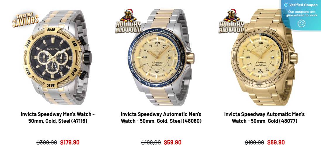 20 Off Invicta Coupons & Promo Codes January 2025