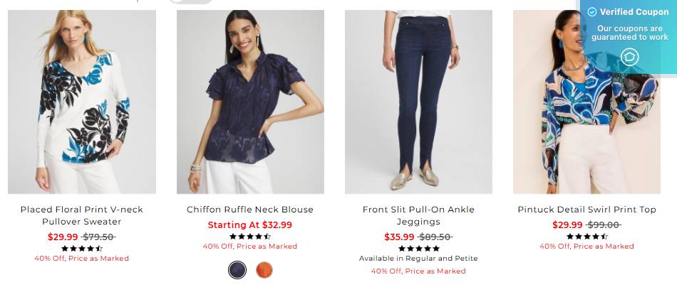25% Off Chico's Coupons &amp; Promo Codes - January 2025