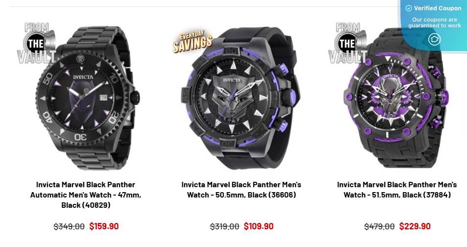 20 Off Invicta Coupons & Promo Codes January 2025