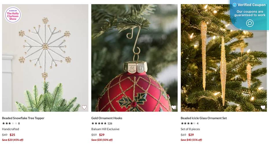 20% Off Balsam Hill Coupons & Coupon Codes - January 2025 - Coupon Codes Balsam Hill Christmas Trees