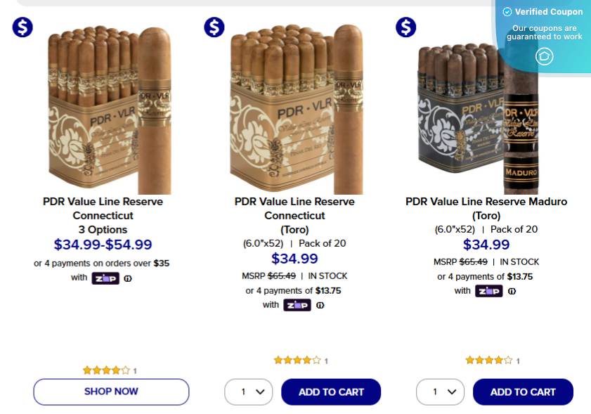 25% Off Thompson Cigar Coupons - January 2025