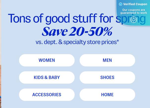 10% Off Marshalls Coupons &amp; Promo Codes - January 2025