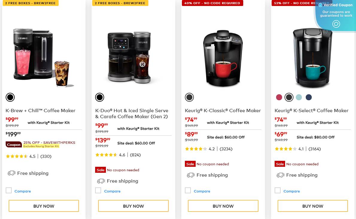 35% Off Keurig Coupons &amp; Coupon Codes - January 2025