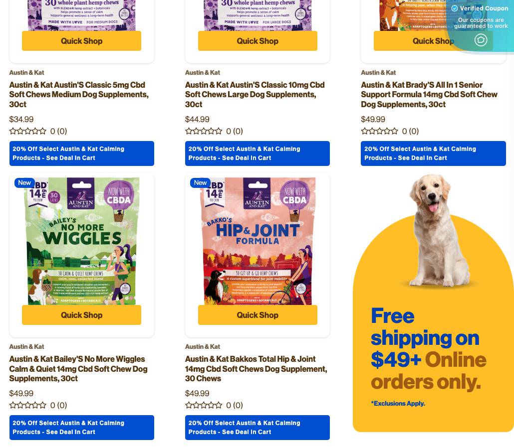 40% Off Pet Supermarket Coupons - January 2025