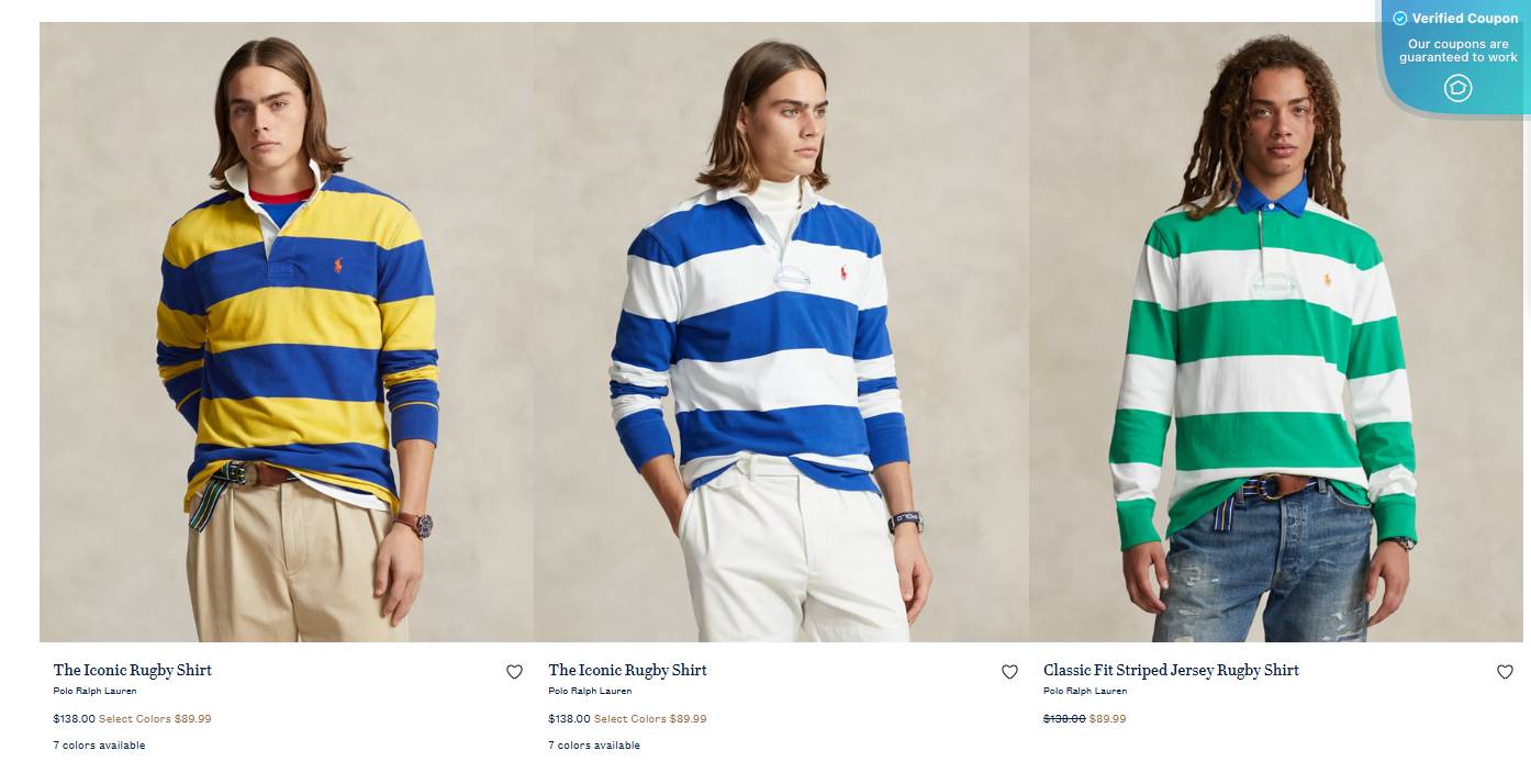 15% Off Ralph Lauren Coupons & Promo Codes - January 2025