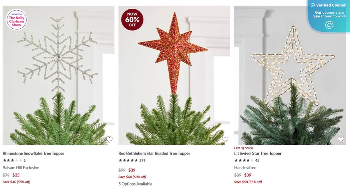 20% Off Balsam Hill Coupons & Coupon Codes - January 2025 - Coupon Codes Balsam Hill Christmas Trees
