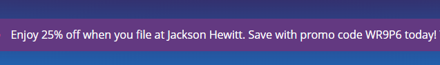 25% Off Jackson Hewitt Coupons &amp; Promo Codes - February 2025