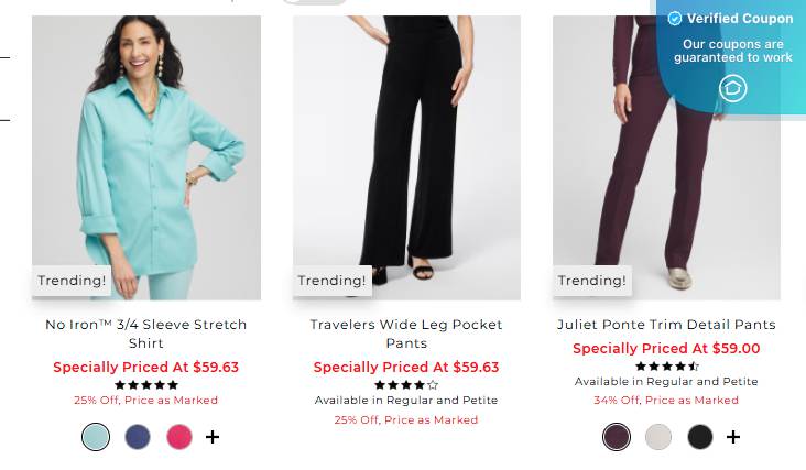 25% Off Chico's Coupons &amp; Promo Codes - February 2025