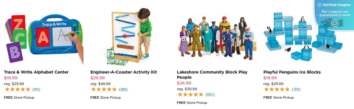 Lakeshore Learning Coupons &amp; Promo Codes: 50% Off