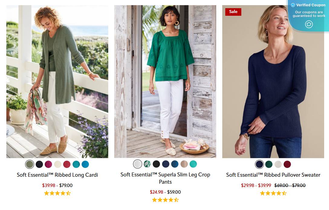 35 Off Soft Surroundings Coupons & Promo Codes January 2025