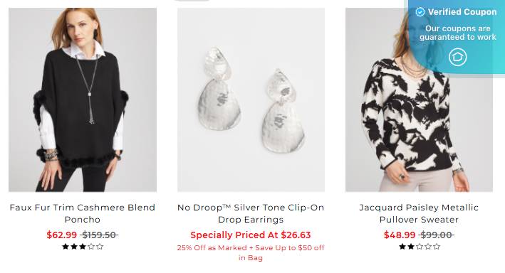25% Off Chico's Coupons &amp; Promo Codes - February 2025