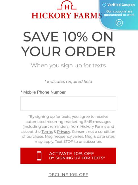 40% Off Hickory Farms Coupons &amp; Promo Codes - February 2025