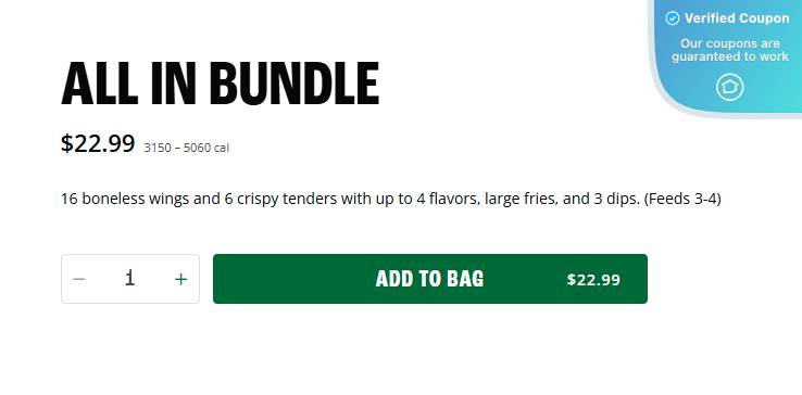 Wingstop Coupons & Promo Codes: Save up to $10