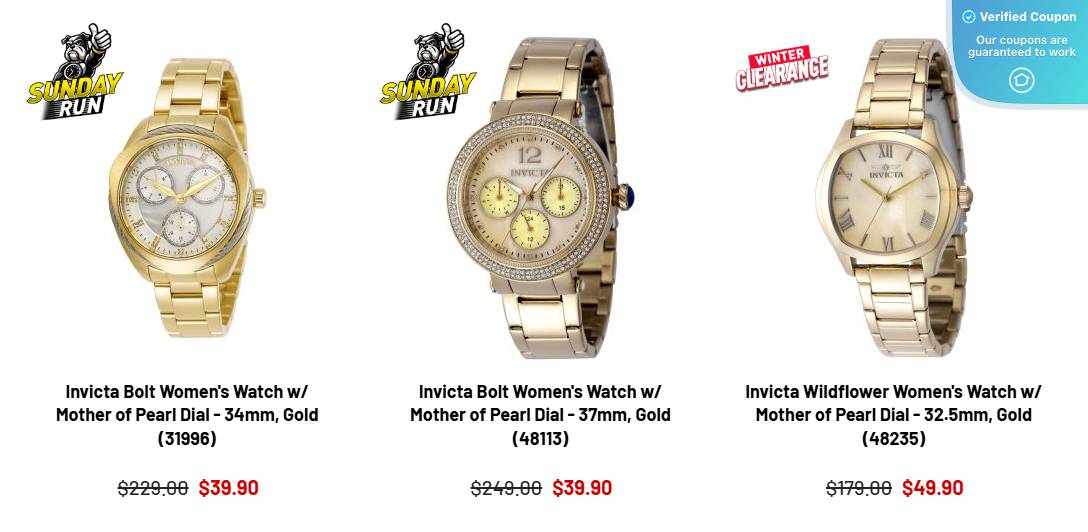 30 Off Invicta Coupons & Promo Codes February 2025