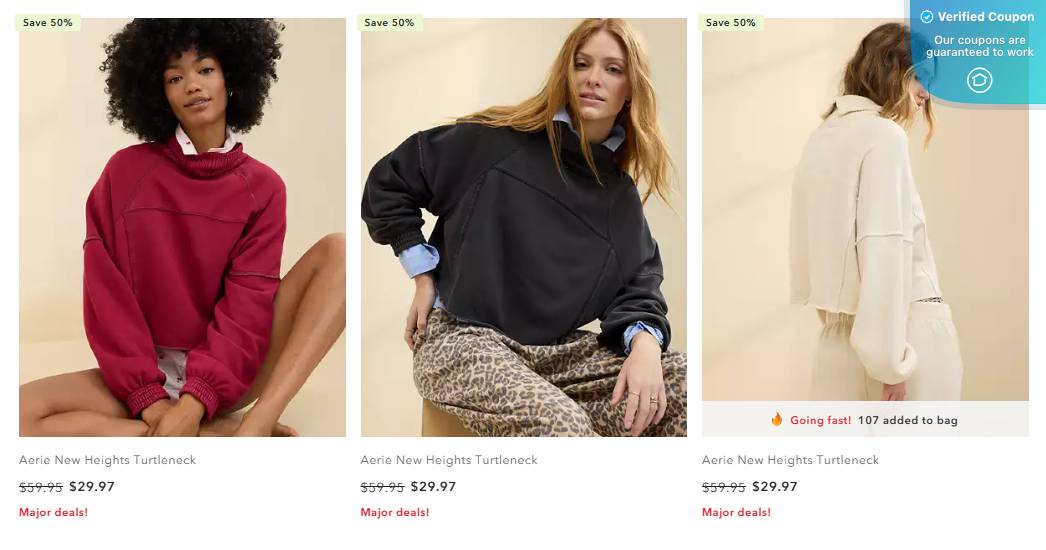 50 Off Aerie Coupons & Promo Codes February 2025