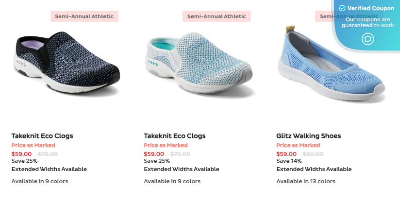 40% Off Easy Spirit Coupons &amp; Discount Codes - February 2025