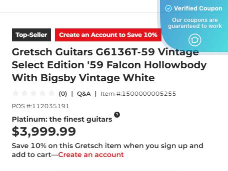 10% Off Guitar Center Coupons &amp; Coupon Codes - February 2025