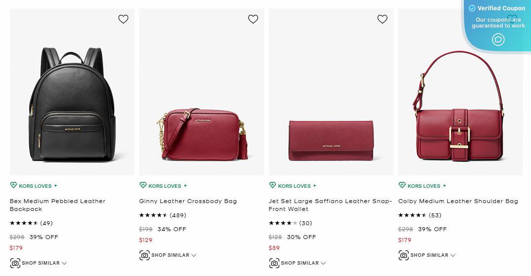 50% Off Michael Kors Coupons & Promo Codes - February 2025