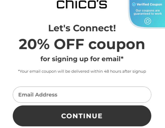 25% Off Chico's Coupons & Promo Codes - February 2025