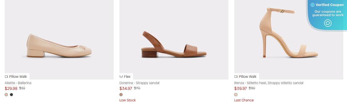 30% Off Aldo Coupons &amp; Promo Codes - March 2025