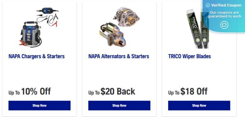 50% Off NAPA Coupons &amp; Coupon Codes - February 2025