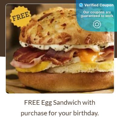 Einstein Bagels Coupons &amp; Deals - Save $10 in March 2025