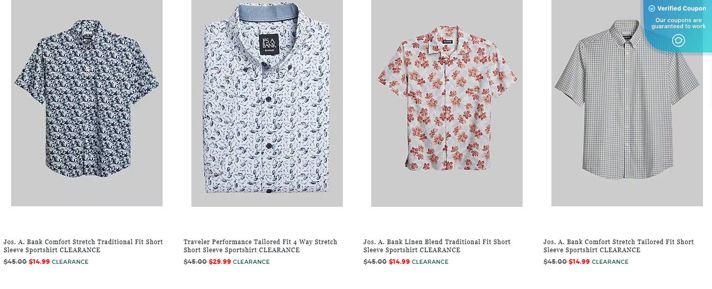 25% Off Jos A Bank Coupons &amp; Promo Codes - March 2025