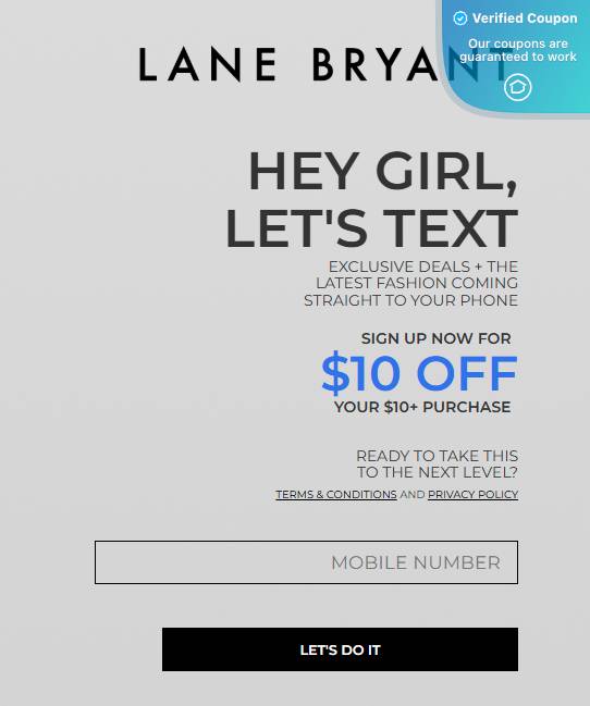 25% Off Lane Bryant Coupons &amp; Promo Codes - March 2025