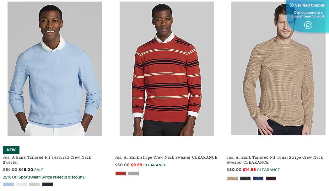 30% Off Jos A Bank Coupons &amp; Promo Codes - March 2025