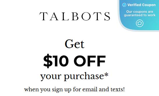 50% Off Talbots Coupons &amp; Promo Codes - March 2025