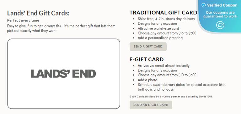 50% Off Lands' End Coupons &amp; Promo Codes - April 2025