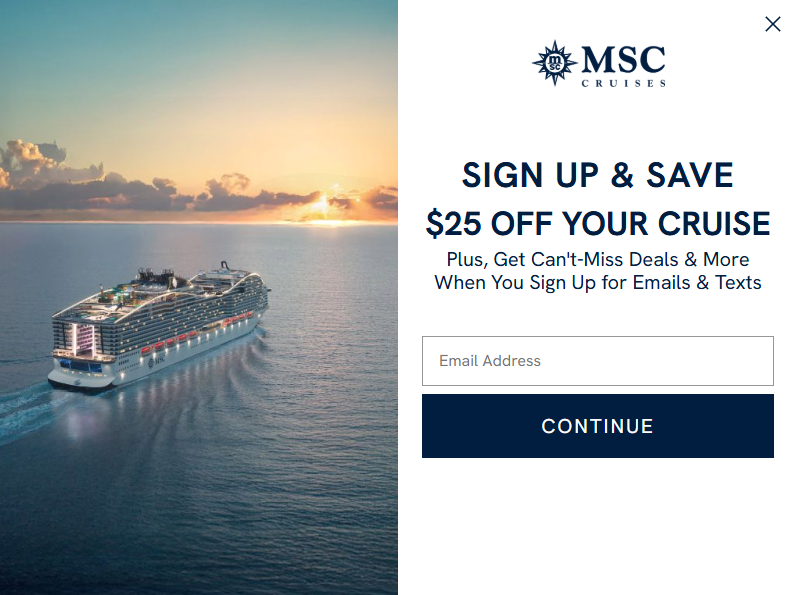 30% Off MSC Cruises Coupons & Promo Codes + $20 Cash Back