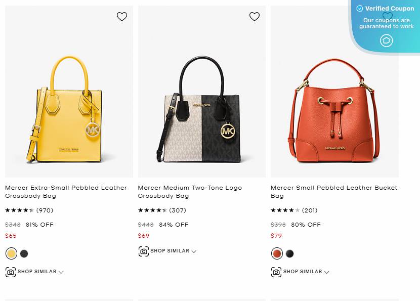 50% Off Michael Kors Coupons & Promo Codes - March 2025