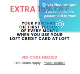 50% Off LOFT Coupons &amp; Promo Codes - March 2025
