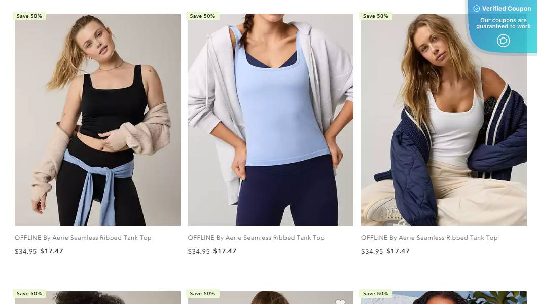 40% Off Aerie Coupons &amp; Promo Codes - April 2025