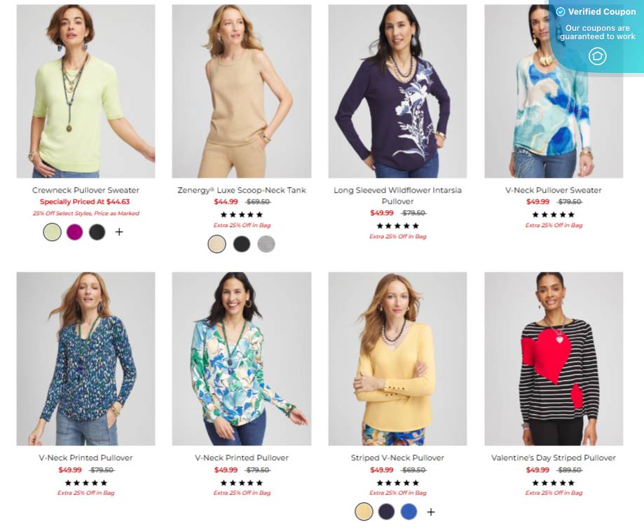 50% Off Chico's Coupons & Promo Codes - April 2025