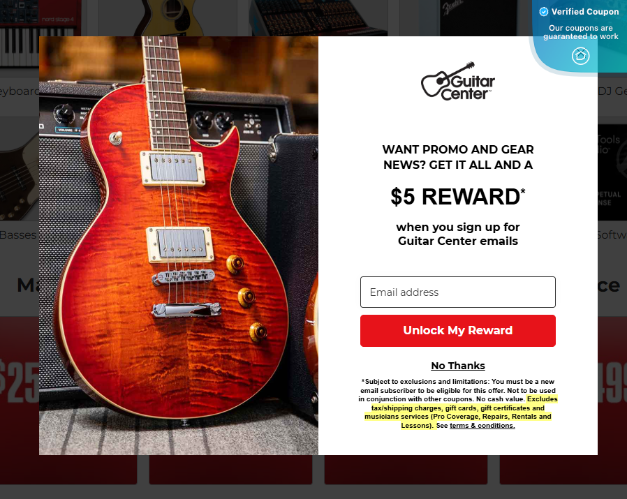 10 Off Guitar Center Coupons & Coupon Codes April 2025