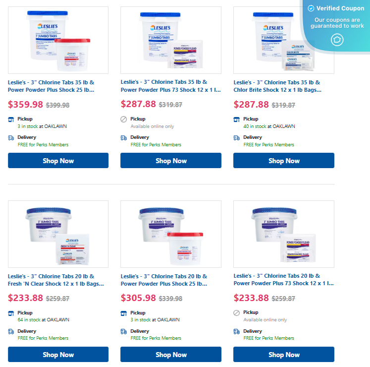 10% Off Leslie's Pool Coupons &amp; Promo Codes - March 2025