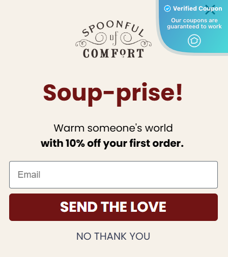 10% Off Spoonful of Comfort Coupons & Promo Codes - April