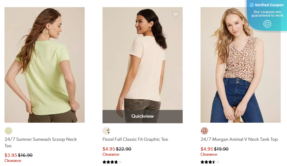 30% Off Maurices Coupons &amp; Promo Codes + 1% Cash Back