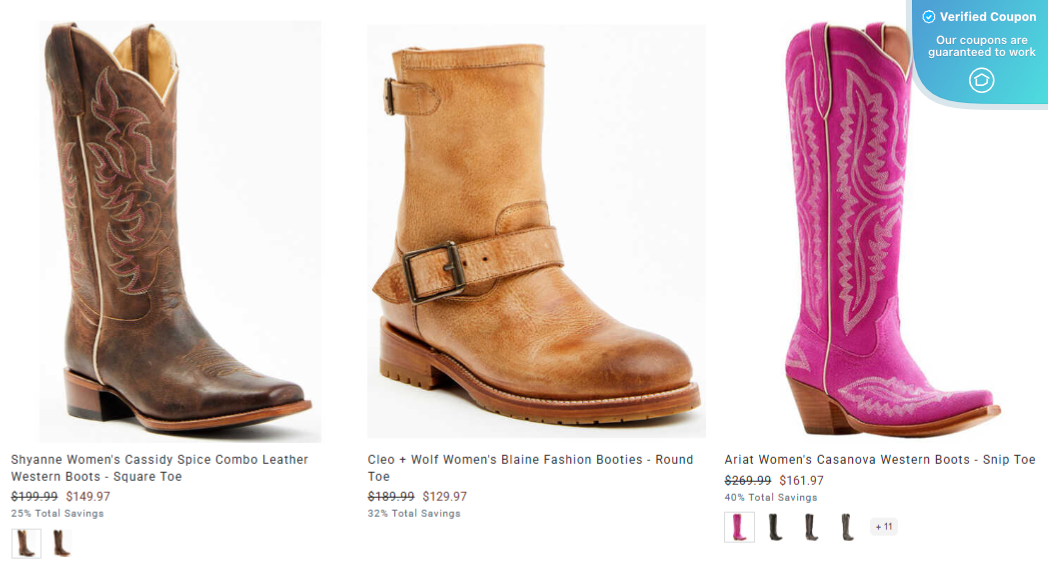 20% Off Boot Barn Coupons &amp; Promo Codes - March 2025