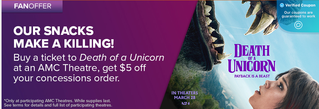 15% Off Fandango Coupons & Promo Codes - April 2025