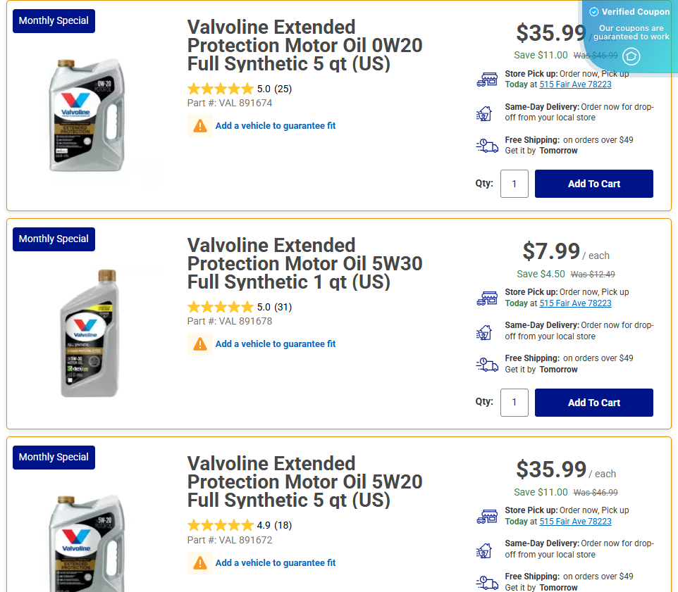 50% Off NAPA Coupons &amp; Coupon Codes - April 2025