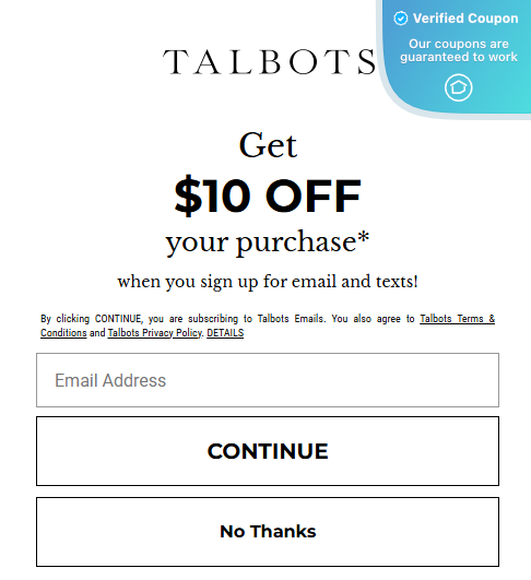 30% Off Talbots Coupons &amp; Promo Codes + 1% Cash Back