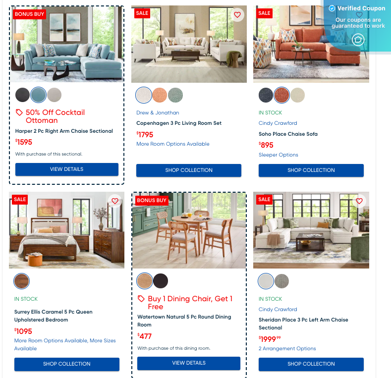 25% Off Rooms To Go Coupons & Promo Codes - March 2025