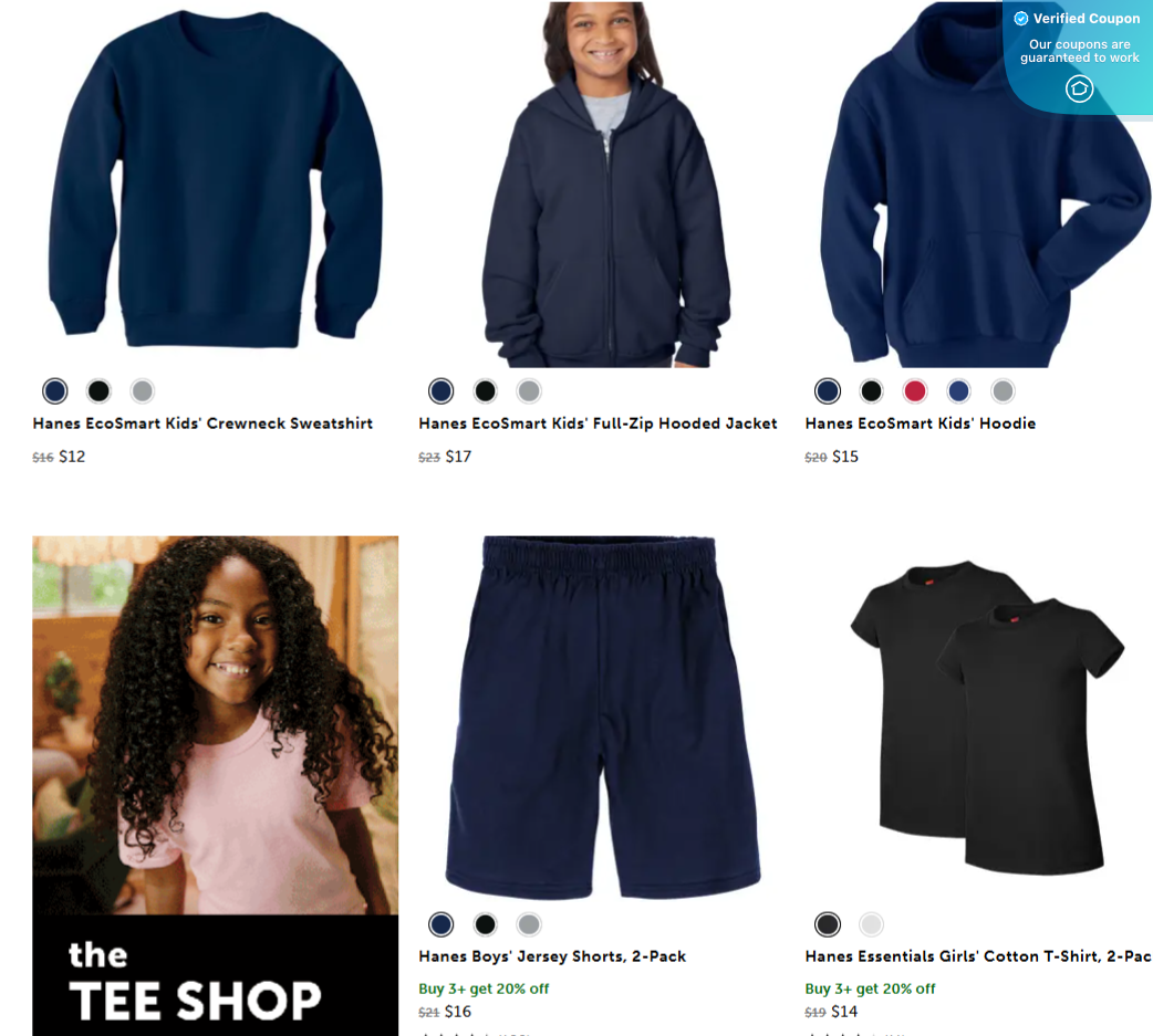 20% Off Hanes Coupons &amp; Promo Codes - April 2025