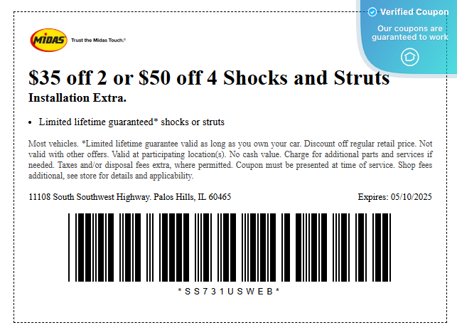 $20 Off Midas Coupons &amp; Promo Codes - May 2025
