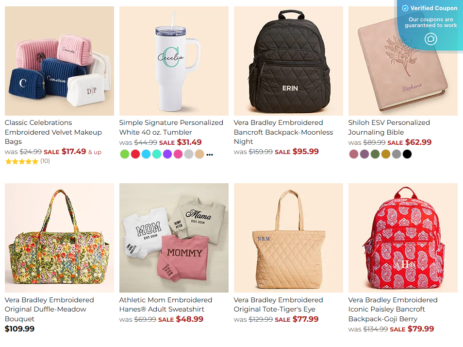 25 Off Personalization Mall Coupons & Promo Codes May