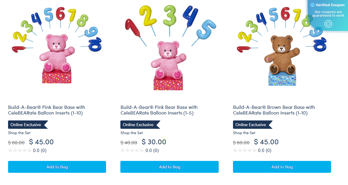 45% Off Build-A-Bear Coupons & Promo Codes - May 2025